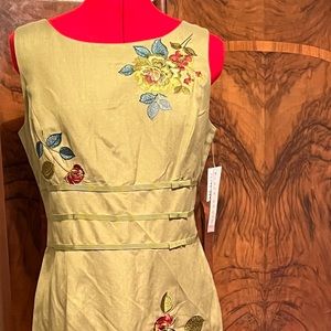 Size 12 NWT Linen/rayon blend dress